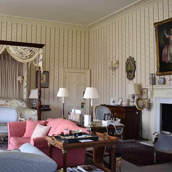 Royal Four Poster Room in main house at Hartwell 