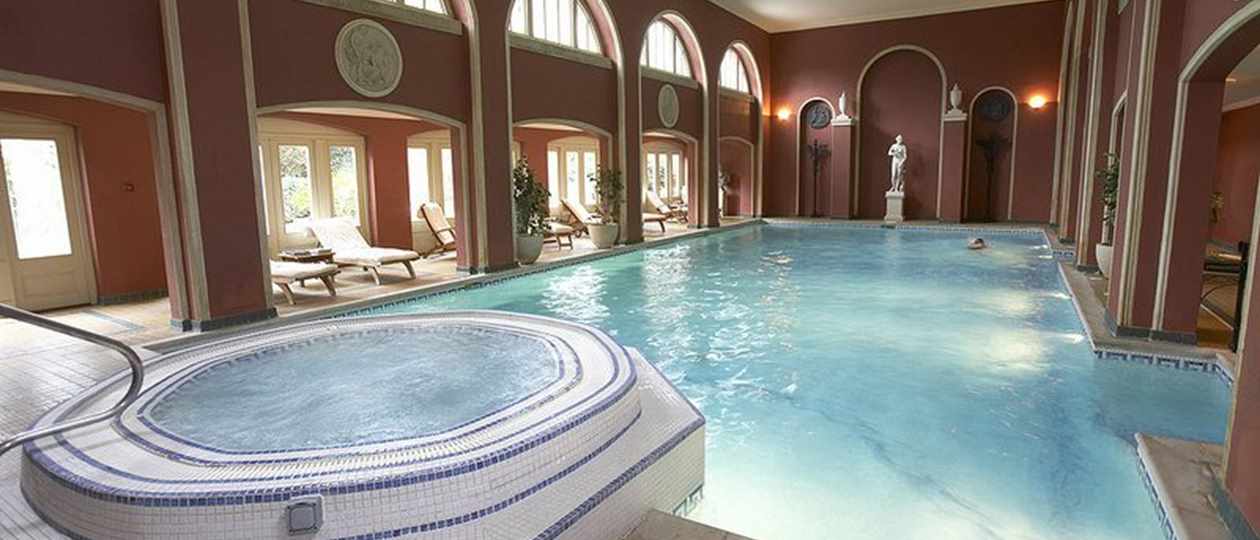 Spa bath and swimming pool at Hartwell Spa