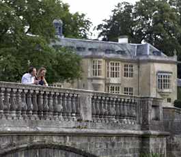 Couple on bridge Couple on bridge