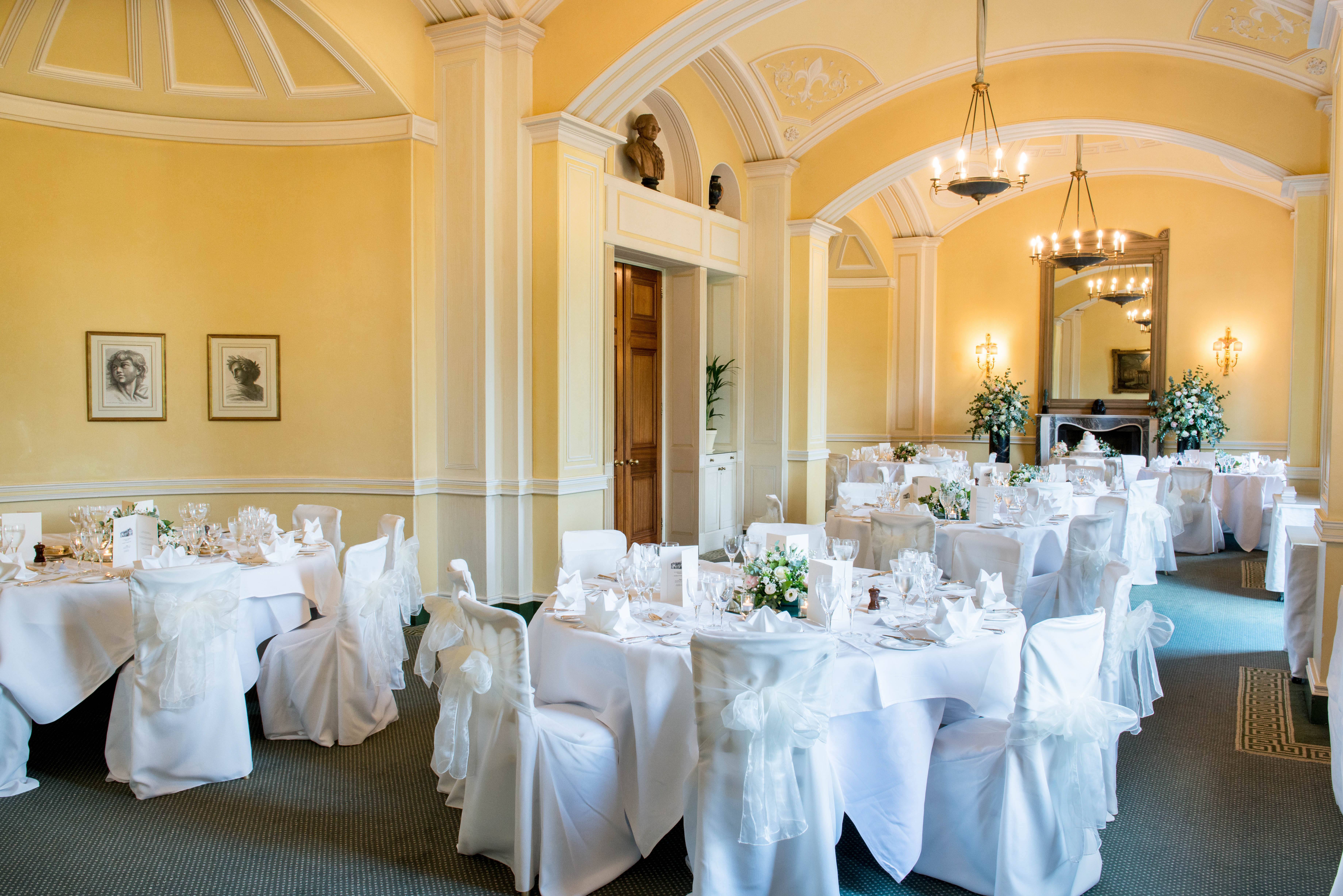 Celebration dining in The Soane at Hartwell House