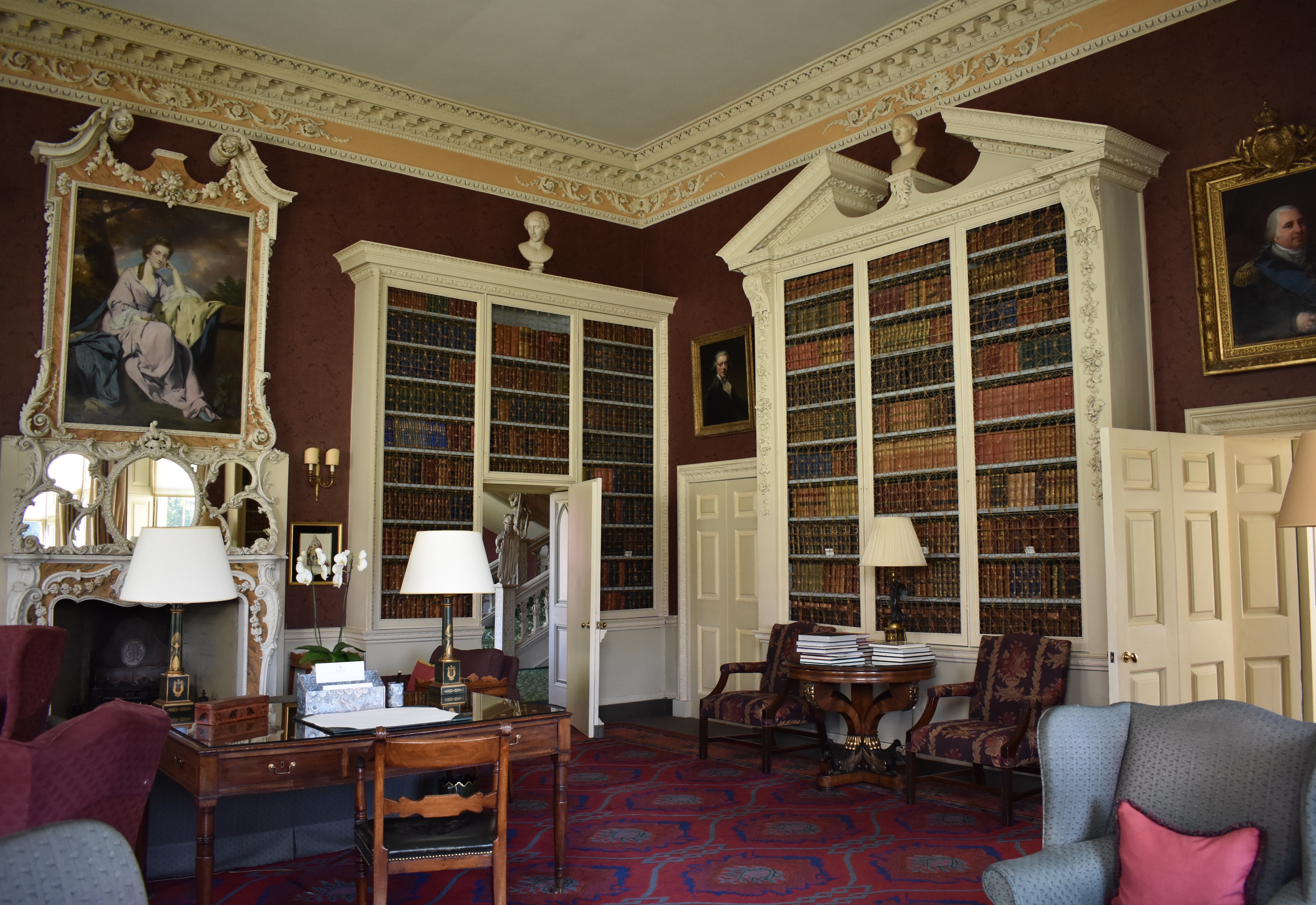 Library at Hartwell House
