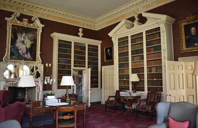 The Library at Hartwell House