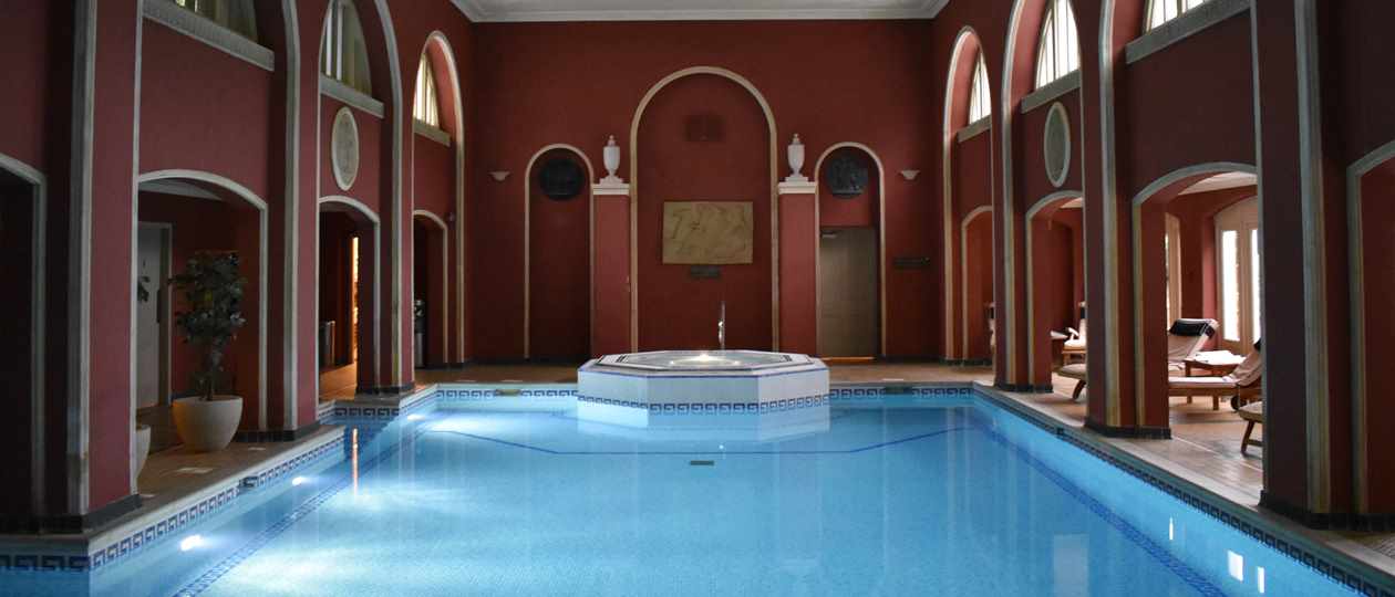 Swimming pool and spa bath at Hartwell House
