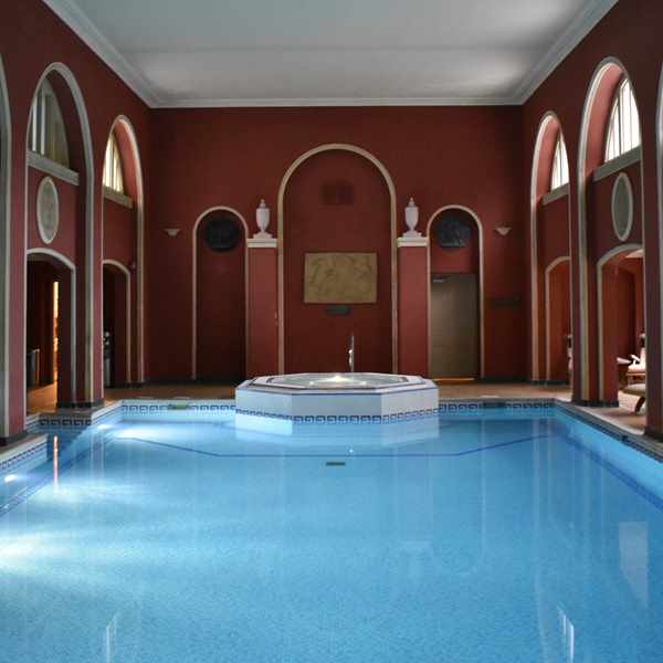 Swimming pool and spa bath at Hartwell House