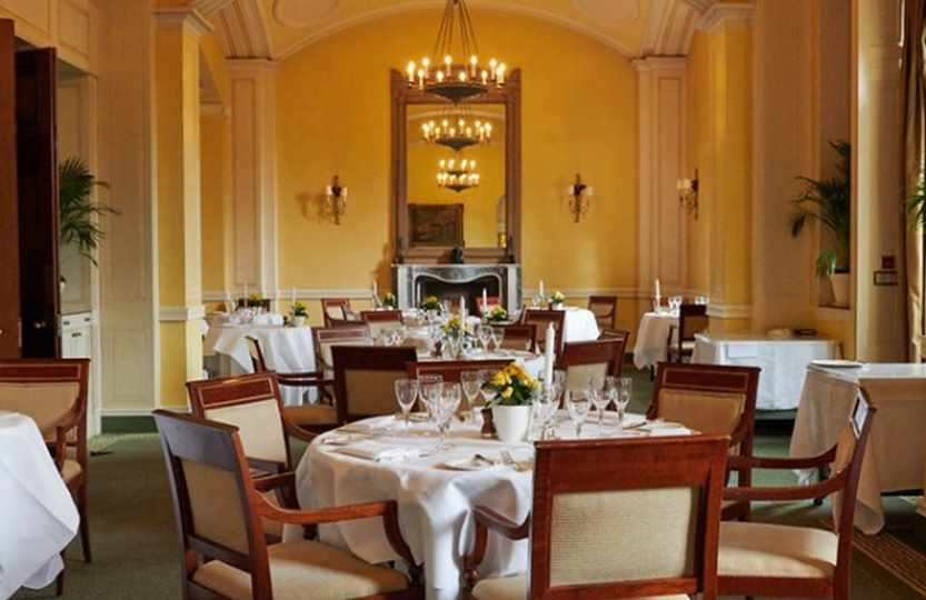 The Soane Dining Room restaurant at Hartwell House