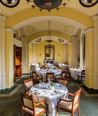 Soane Dining Room restaurant at Hartwell House