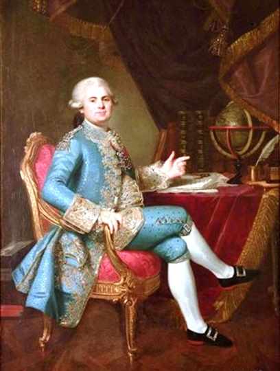 King Louis XVIII of France portrait at Hartwell House