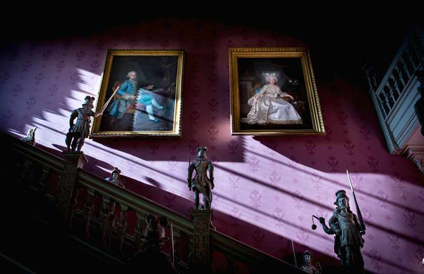 Portraits of King Louis XVIII and Marie Josephine at Hartwell House